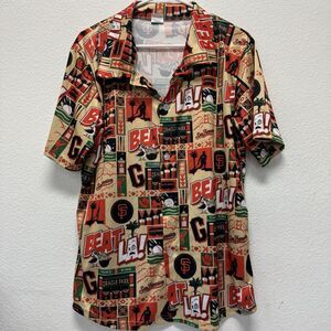 San Francisco Giants 2024 BEAT LA  Aloha shirt Los Angeles Dodgers 6/29/24 Med